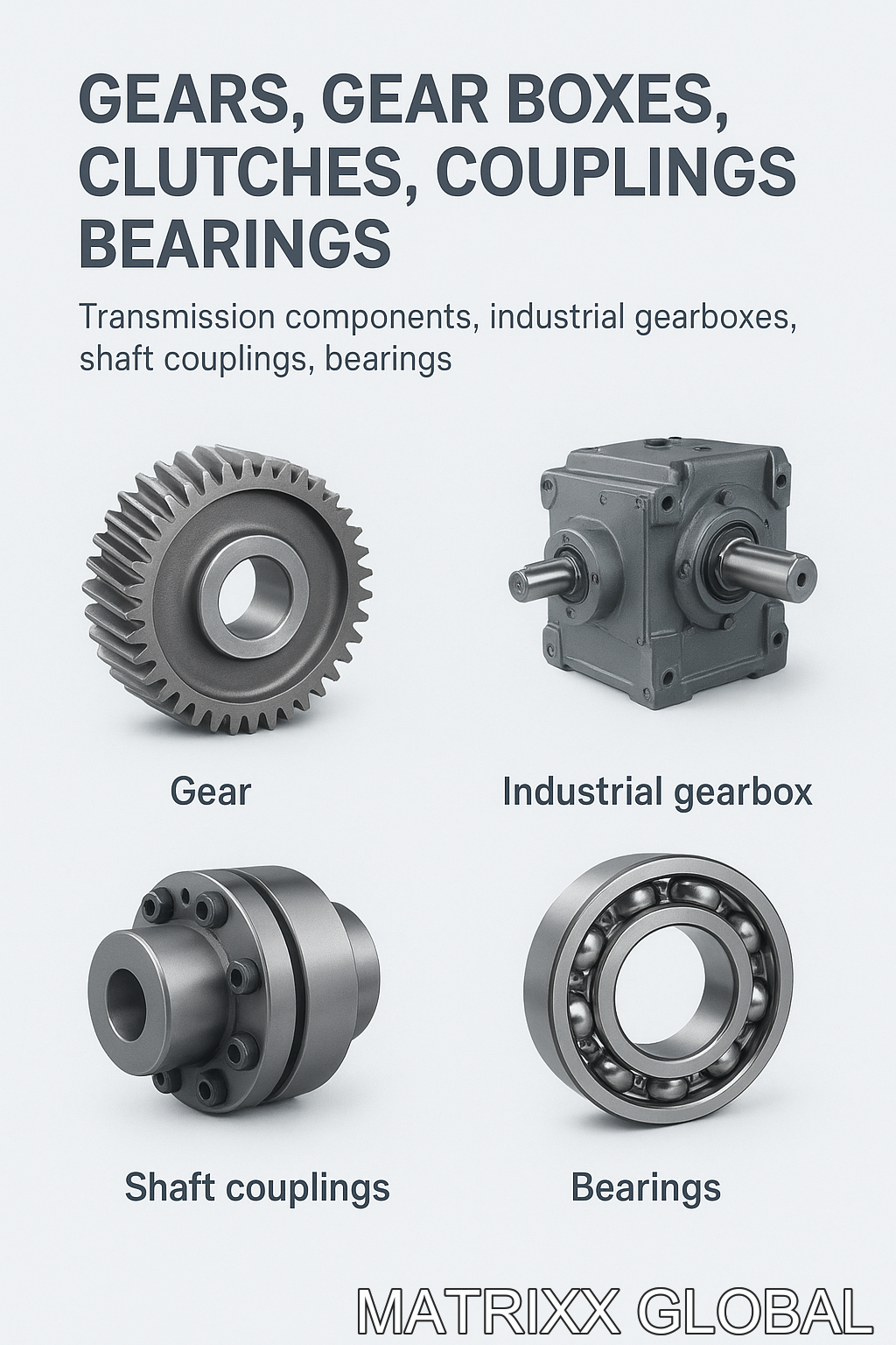 Mechanical power transmission components